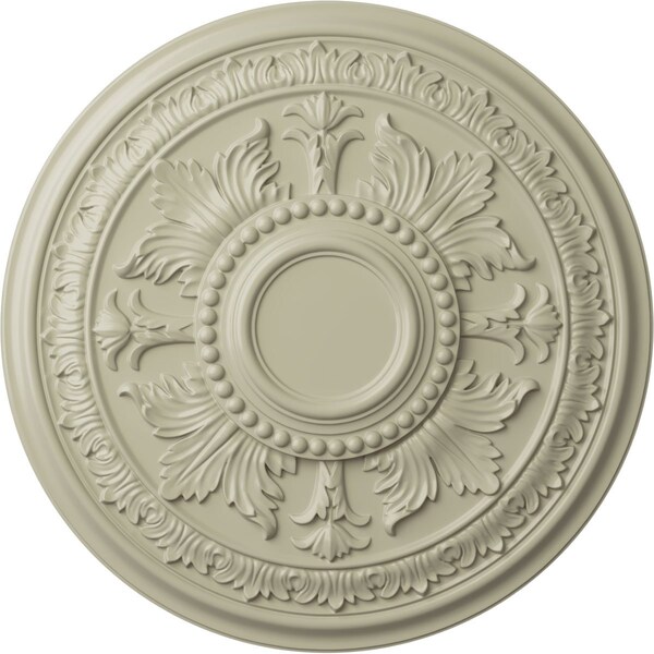 Ekena Millwork Tellson Ceiling Medallion (Fits Canopies up to 6 3/4"), 30 5/8"OD x 2 1/2"P, Clear Yellow CM30TECYF - main
